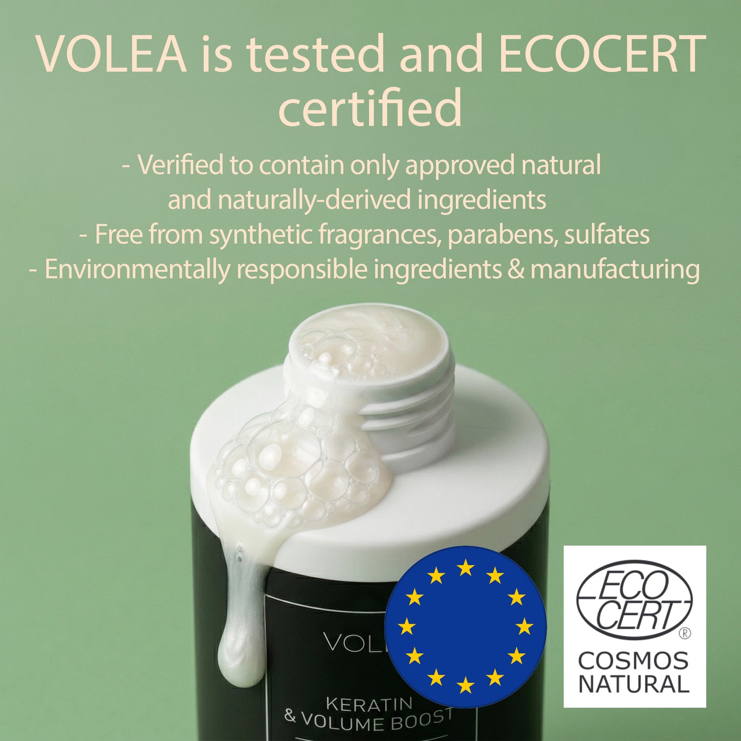 VOLEA Keratin Shampoo – Repairs, Strengthens & Smooths Your Hair the RIGHT Way