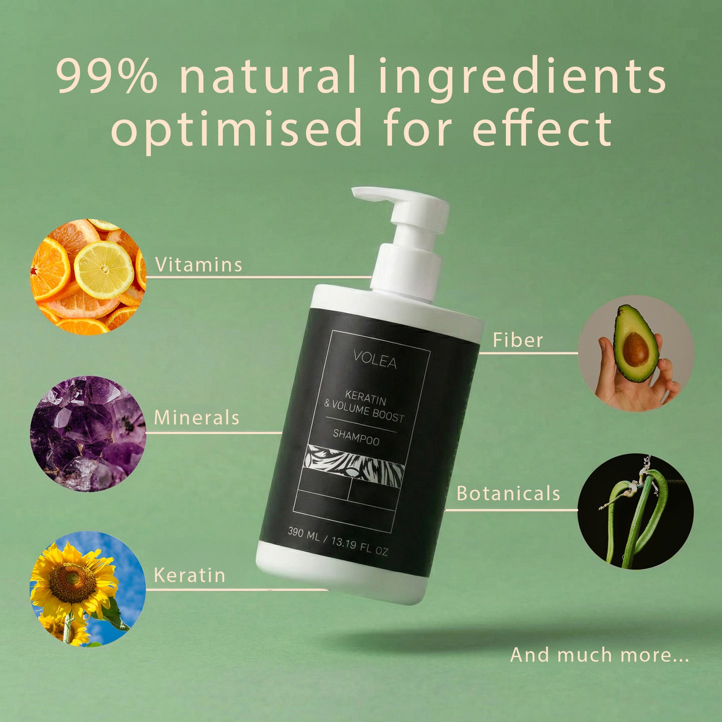 VOLEA Keratin Shampoo – Repairs, Strengthens & Smooths Your Hair the RIGHT Way