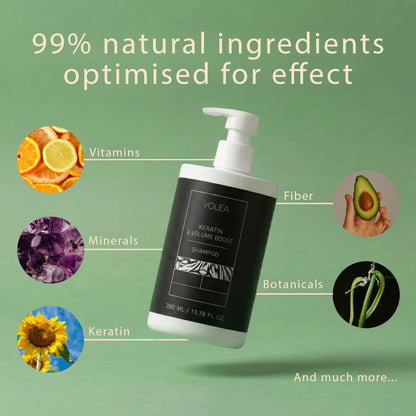 VOLEA Keratin Shampoo – Repairs, Strengthens & Smooths Your Hair the RIGHT Way